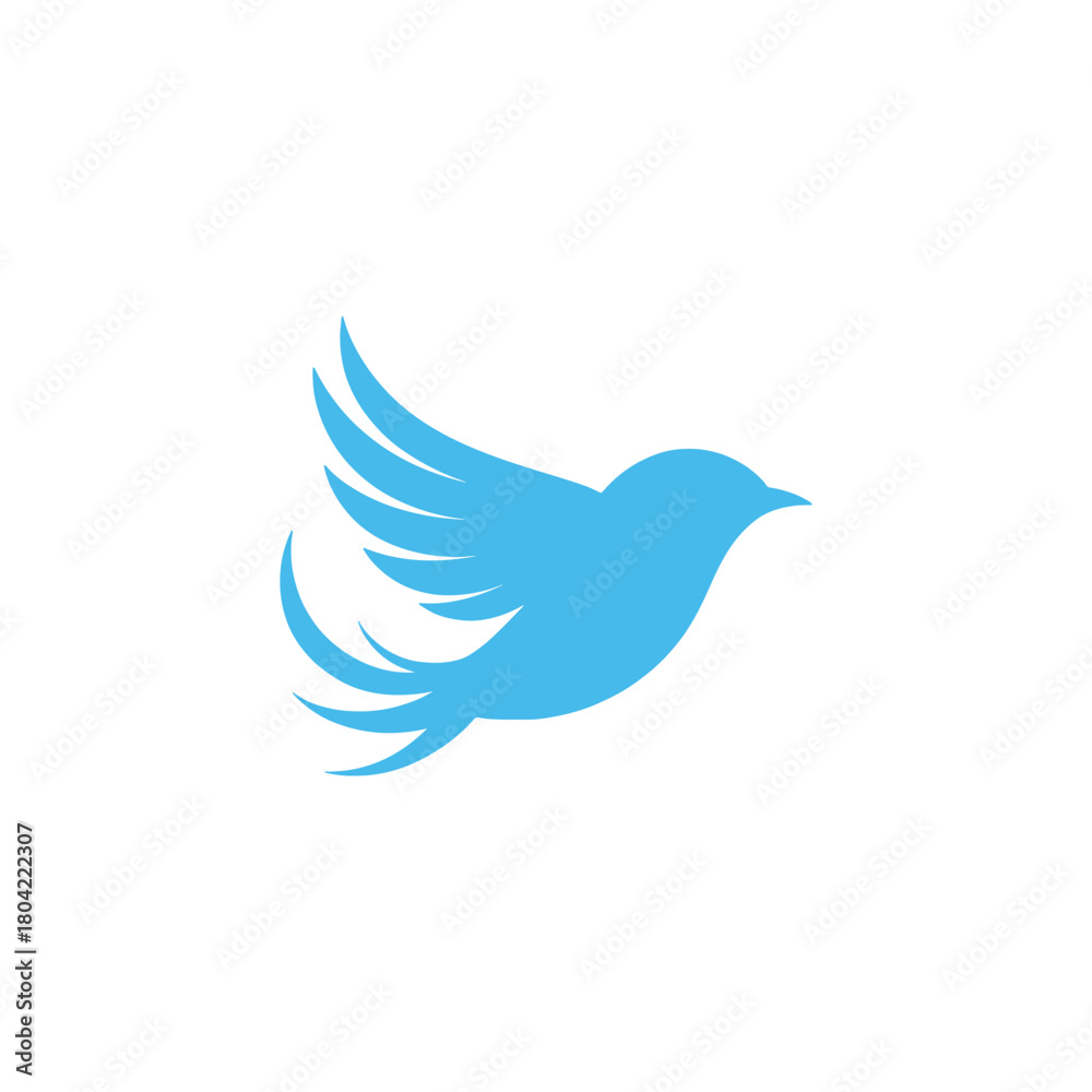 Obraz premium Elegant Creative Bird Logo Design