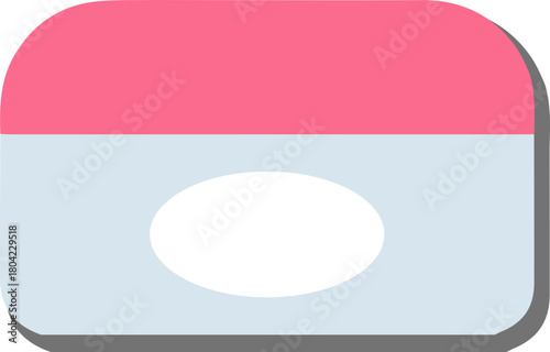 Stylized icon of a calendar page with pink header for appointment reminder