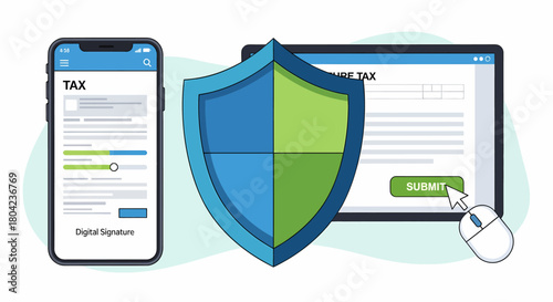 Digital Tax Filing Security Shield for Online Submissions