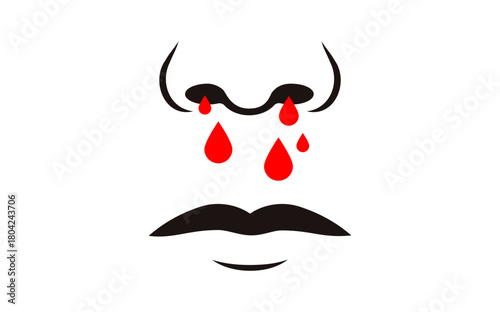 Nosebleed medical icon