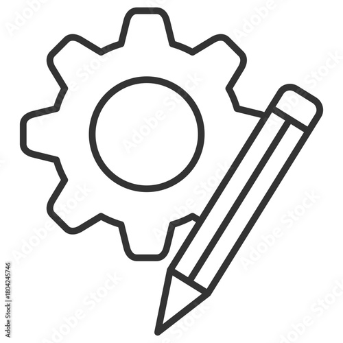 Customization Outline Icon