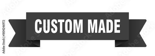 custom made ribbon isolated on transparent background. custom made ribbon