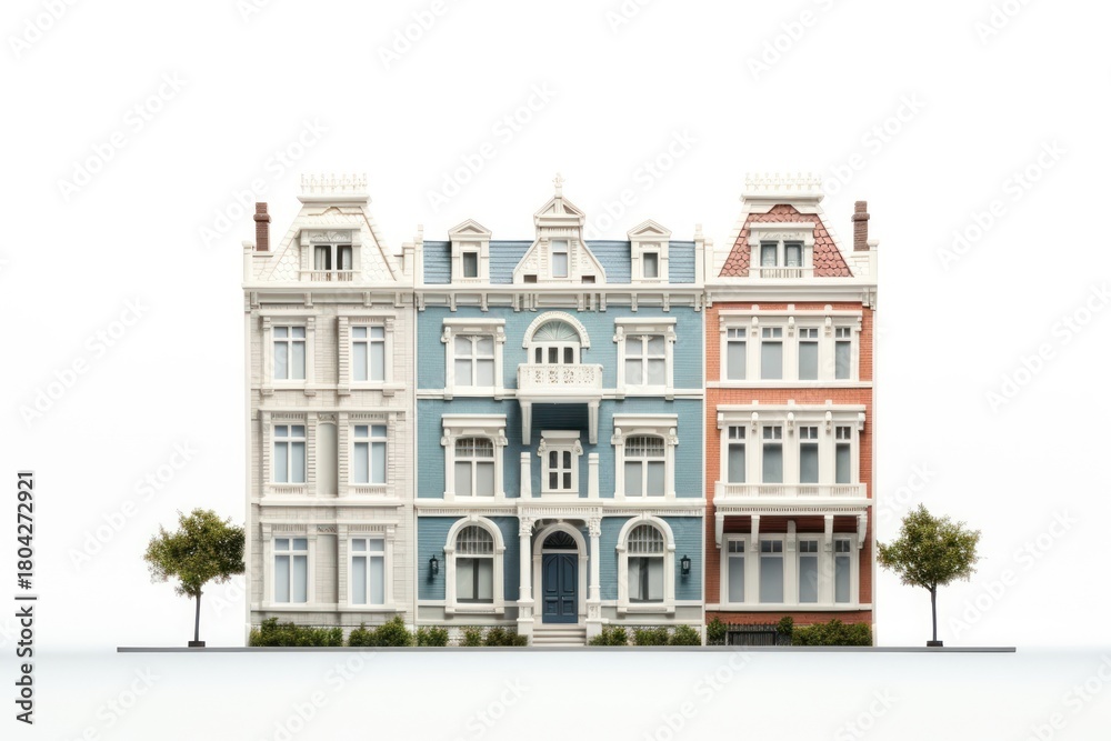 Fototapeta premium House architecture building city.