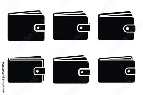 wallet Simple silhouette icon graphic