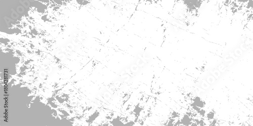 Abstract black ink splat grunge texture, old dirty textured wall paper border design background