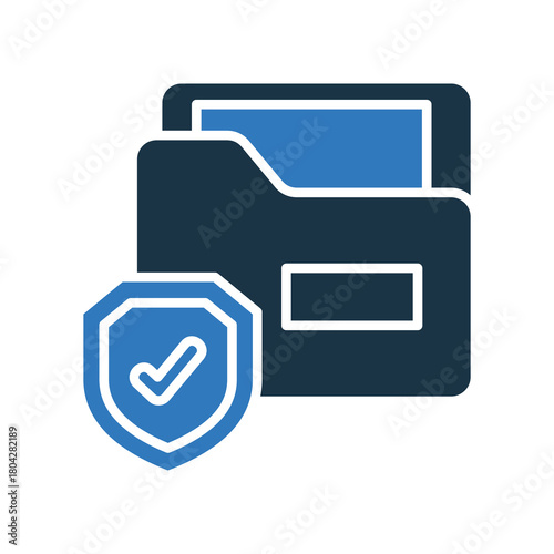 File Protection mixed color icon