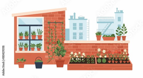 Urban Rooftop Garden Oasis Thriving Plants in the City | Cultivating Green Spaces