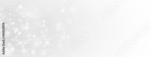 Winter Wonderland Snowfall Illustration for Holiday Decor