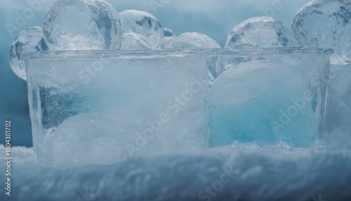 Frozen Polka Ice ice water colour as Surreal Art Objects.1