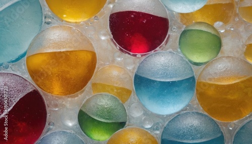 Frozen Polka Ice ice water colour as Surreal Art Objects.3