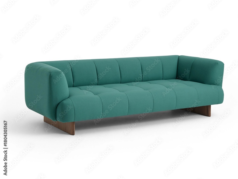 Obraz premium Classic corner sofa isolated on white