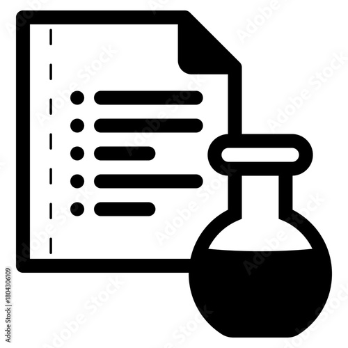laboratory test results icon
