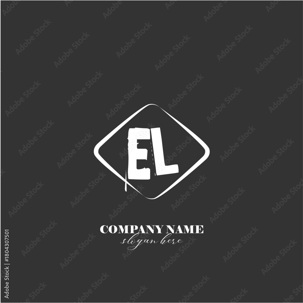 Fototapeta premium vector EL illustration of a logo for a company background abstract