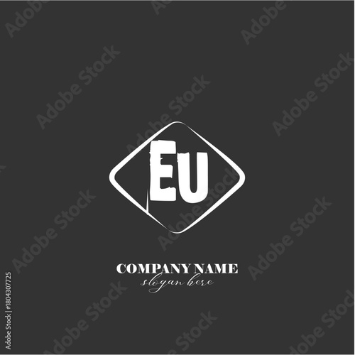 vector EU illustration of a logo for a company background abstract