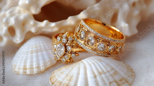 pearl necklace on a white background