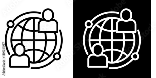 Offshore Team  Icon Set White Style Collection
