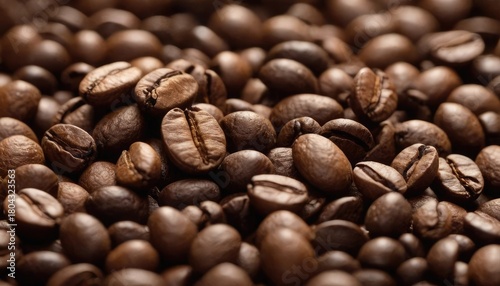 Generated Image Hyper-detailed macro shot of the inside of a coffee bean grinding, showing textured surfaces and tiny particles mid-air. 9