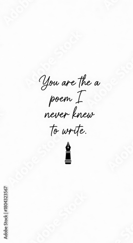 You are the poem I never knew to write quote with lighthouse.