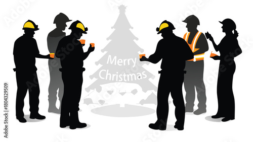 Diverse group of firefighters police officers and nurses collaborating and sharing in a positive community setting representing essential services and teamwork