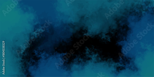 Blue sky with white clouds over a misty beach and abstract smoke texture. cloud, dark, storm, black, night, moon, space, color, fire, cloudscape, motion, backgrounds