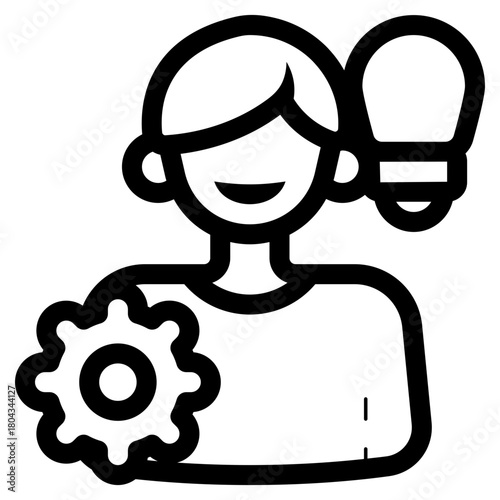 male entrepreneur icon