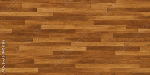 Old brick wall background with a natural timber wood floor texture pattern