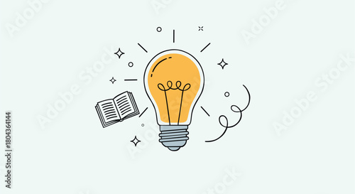 light bulb with idea