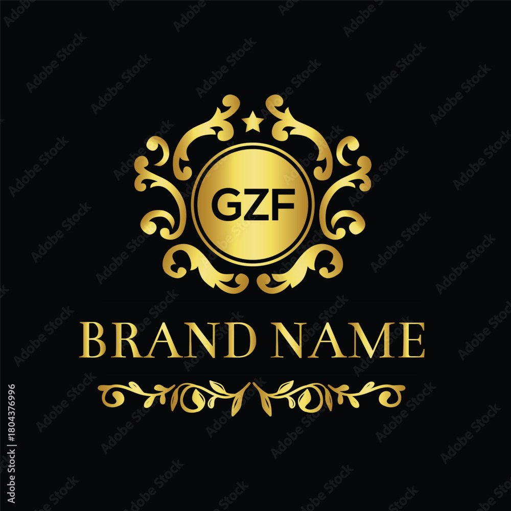 Fototapeta premium Letter Creative Logo Design Template with Modern Letter Design