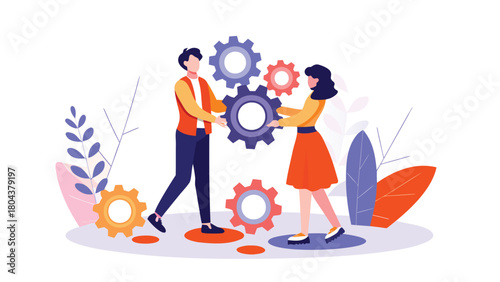 Abstract geometric composition with vibrant color palette and clean lines ideal for modern graphic design projects branding and digital artwork