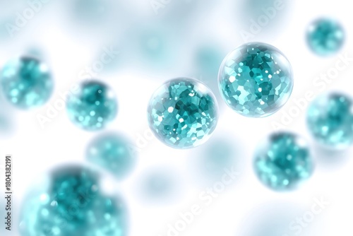 Celestial Spheres: A stunning visual of radiant, luminous orbs, each a microcosm of the vast universe, suspended in a weightless expanse, capturing the essence of the cosmos, science and innovation.