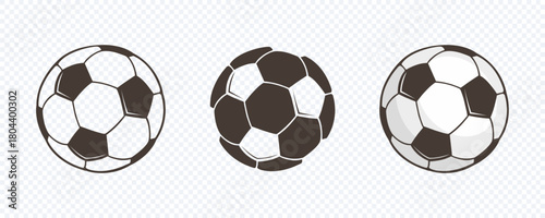 Set of baseball ball vector. baseball ball logo vector. Outline, silhouette and flat vector ball