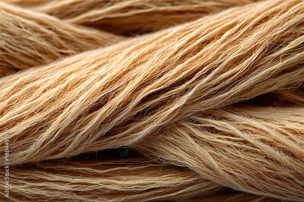 Fototapeta premium Close-Up of Natural Fiber Texture for Textile Design Inspiration