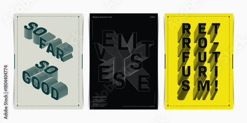 Abstract Geometric Triangular Design Poster template. Vector illustration.