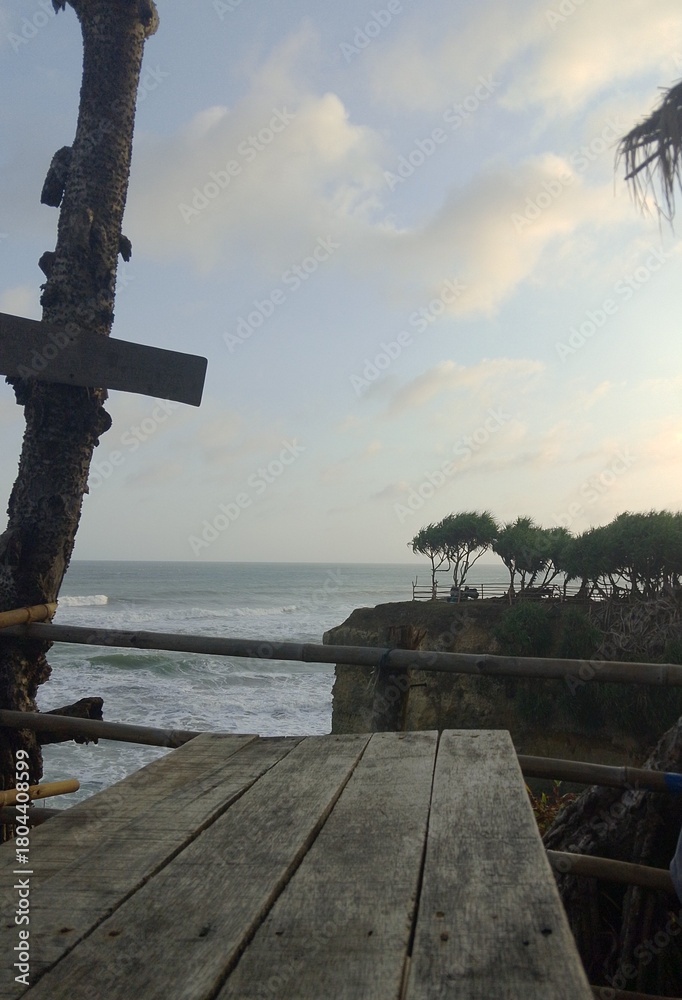 Fototapeta premium sunset over the sea