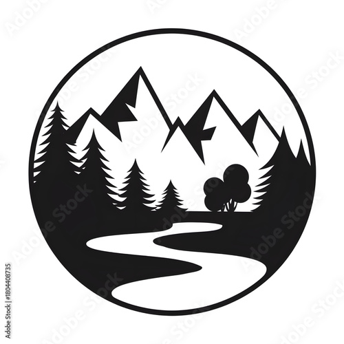 camping in the forest