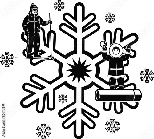 Ostrich tribal tattoo design vector illustration black and white art eps silhouette