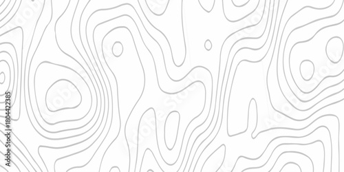 Contour abstract map relief land outline. Topographic map patterns. White wave paper curved reliefs abstract background. Background of the topography map. Abstract pattern with lines.	