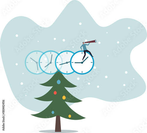 Time management, vision or effort to manage project and foresee problem or opportunity, work deadline or timer countdown,about a man and his life.