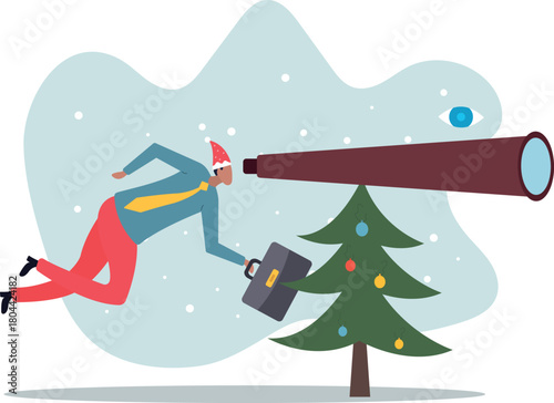 Search for opportunity, business vision, success direction or finding new employee, career future, secret discovery or research.about a man and his life.