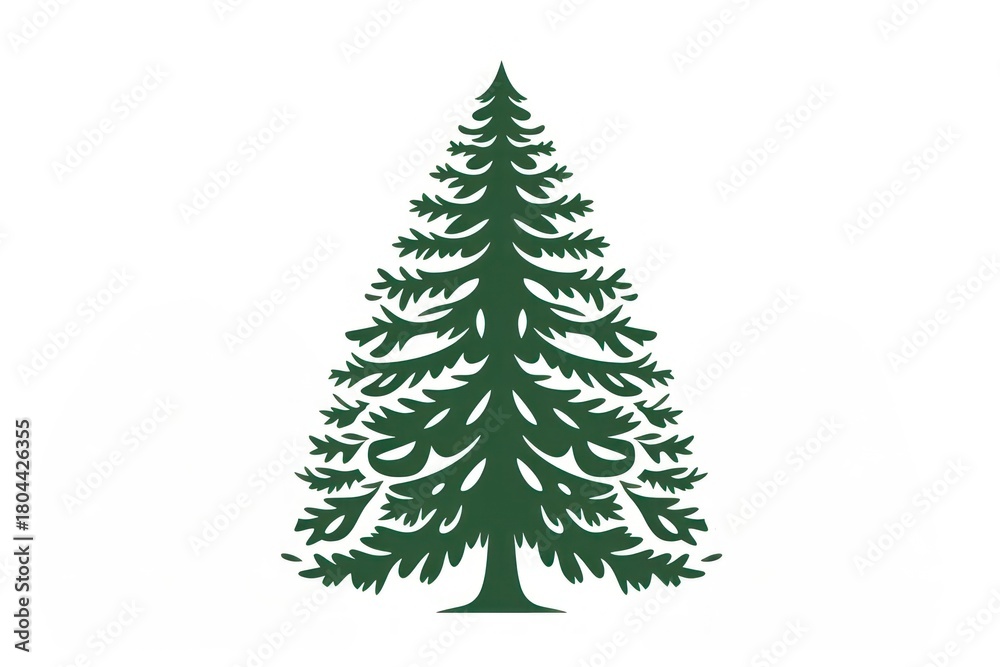 Fototapeta premium Christmas tree christmas plant pine.