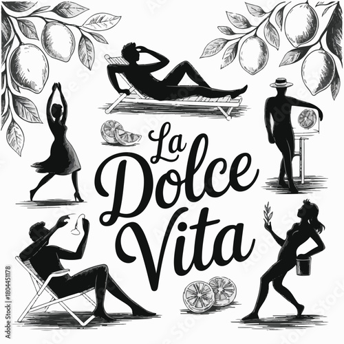 PVintage Food and Beverage Logo Design with Typographyrint