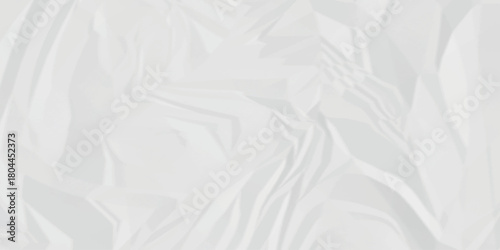 Paper texture background, Old paper background ripple soft white pattern wave crumple. Crushed and creased soft paper. Abstract wrinkle effect grunge and rough backdrop vintage page.	