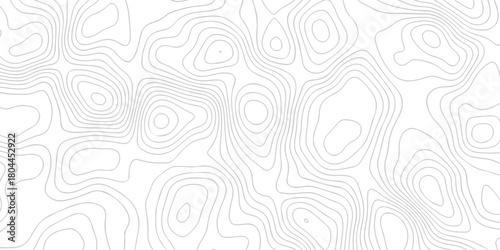 Seamless Black, white lines Topographic map patterns. topography line map. Vintage area map style. The stylized height of the topographic map contour in line contours isolated transparent design.	