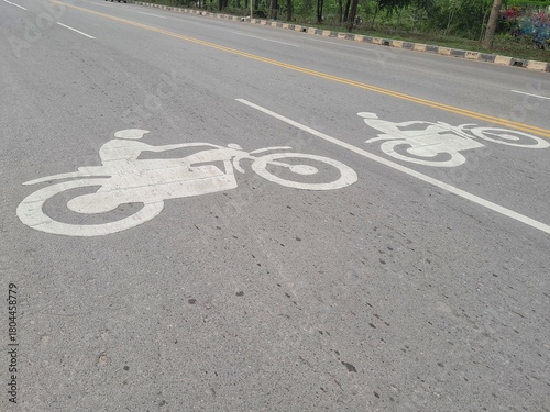 bicycle road sign