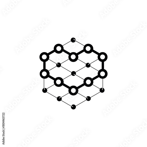 abstract molecule structure
