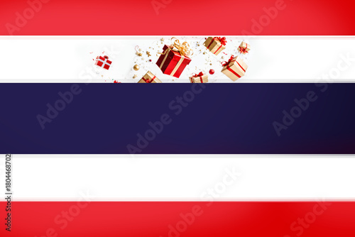 thailand national flag back...