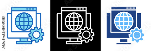Web Development tripplestyle icon
