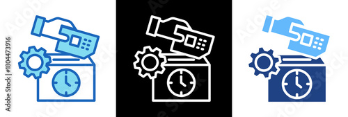 Punched Card tripplestyle icon