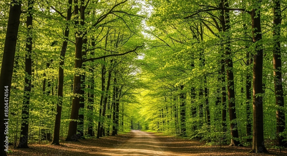 Obraz premium road in the forest