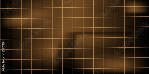 Empty futuristic digital grey-black background with white grid space line color surface. Network cyber technology. banner, cover, terrain, sci-fi, wireframe, and related to background.